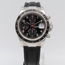 [2354] Tudor Prince Date 40 mm - 79260 Tiger scatola e documenti ottimo nero uomo