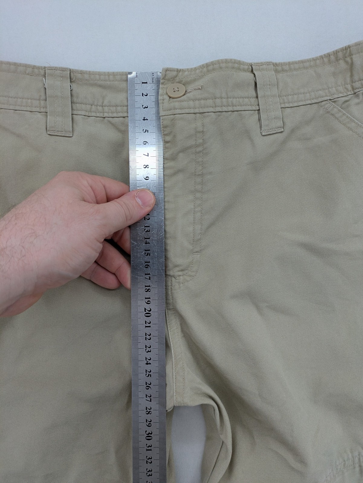 Quechua Herren Convertible Wanderhose EUR 42 hellbraun Zip Off Beine Trekking image 5