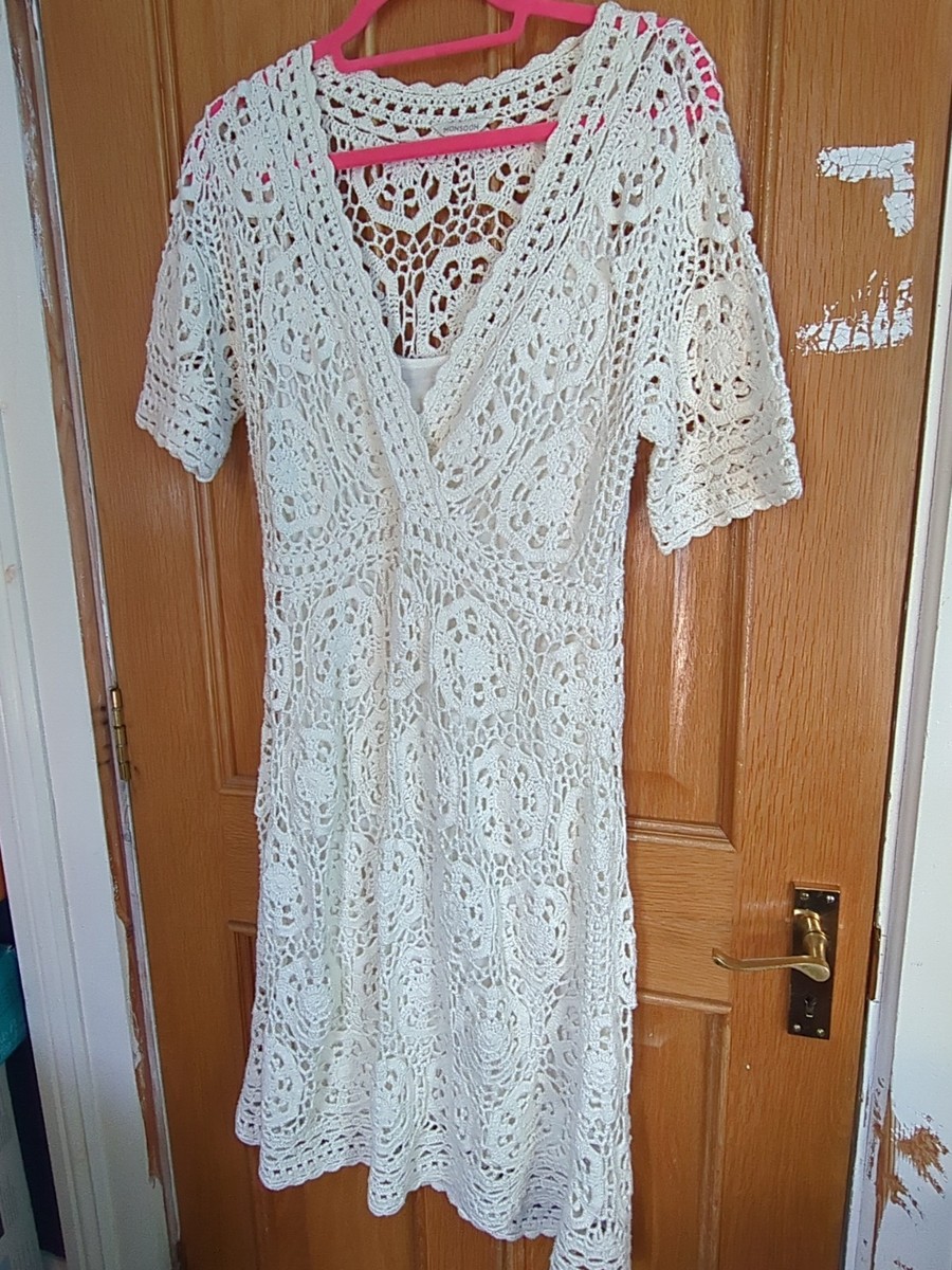 white christmas dresses Shop Elle Crochet Green/Pink Dress main image 0