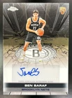 2025-26 Topps Chrome Ben Saraf Auto Autograph Rookies RC #TAIR-BS Nets