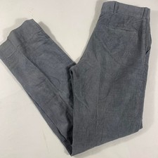 Vintage Sear  Roebuck Pants Men  s grey Corduroy Zipper USA
