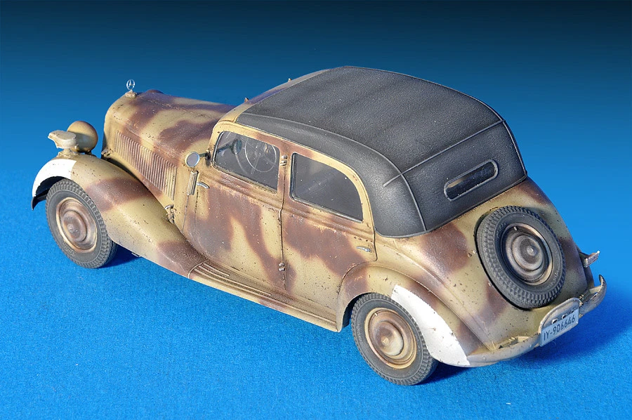 Modellino auto veicolo 1/35 MB TYP 170V CABRIO SALOON MINIART 35103 Scala 1:35 - Immagine 4 di 4