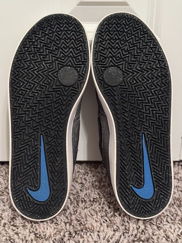 Nike SB Solarsoft 5Y Check Gray Running Skate Shoes Lace Up Sneakers Boys - Picture 6 of 11