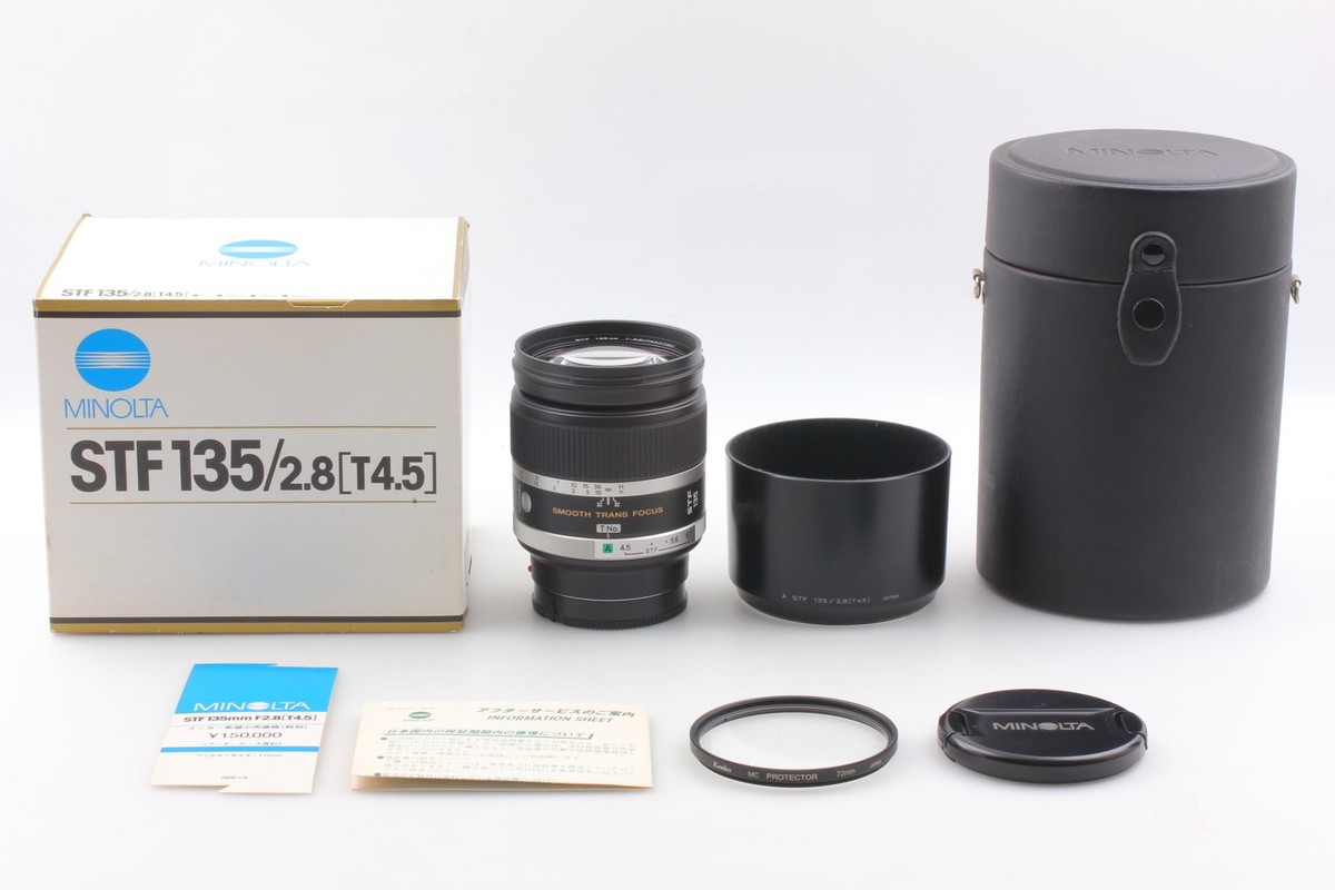 Rare [MINT] Minolta STF 135mm f/2.8 T4.5 T32 MF Lens Sony A Mount