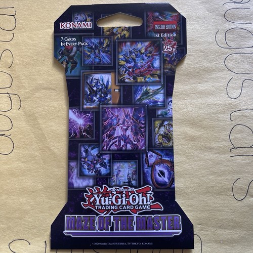 Konami Yu-Gi-Oh! Maze of the Master Booster Pack 1st Edition 7 Cards Brand New 
