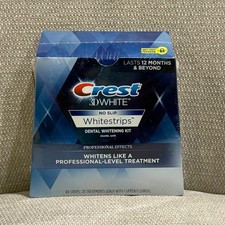 Crest 3D White NO SLIP Whitestrips 40 Strips 20 Treatments Exp 2019