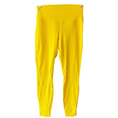Lululemon Align High-Rise Leggings Pants 28'' Yellow Serpentine Size 10
