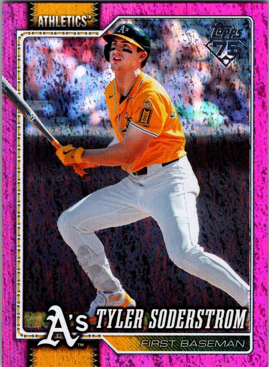 2026 Topps #564 Tyler Soderstrom Pink Holo Foil