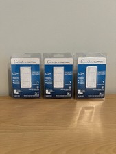 New Lutron Caseta PD-6WCL-WH-R Smart Lighting Dimmer Switch LED+ (Lot Of 3)