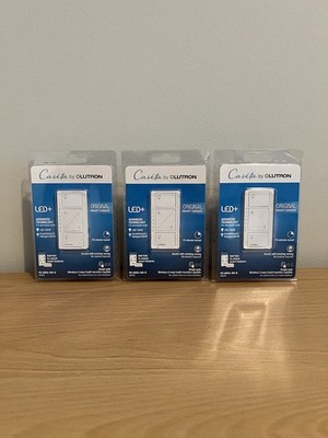 New Lutron Caseta PD-6WCL-WH-R Smart Lighting Dimmer Switch LED+ (Lot Of 3)