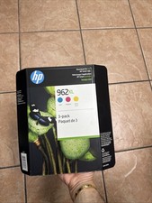 HP 3JB36BN 962XL High Yield Inkjet Cartridge Yellow/Magenta/Cyan 2027 3pk New