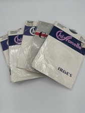 NOS Vintage Lot of 5 Pair of Nylons Chiffonelle Pantyhose Sheer  Textured