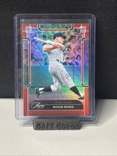 2024 Panini Three and Two #30 Roger Maris, New York Yankees (05/25) Holo Orange