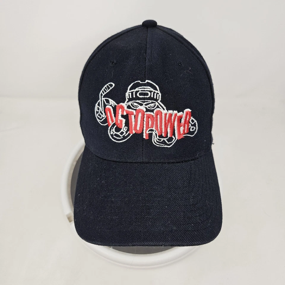 Gorra De colección Detroit Red Wings Snap Back Para Hombre Negra NHL Hockey Octopower Años 90 Foto 2 de 4