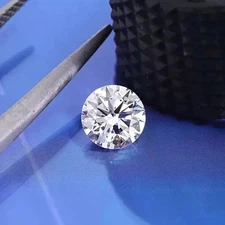 Loose 2 Carat Round Cut Natural D Color Lab Grown CVD Diamond VVS1 Certified