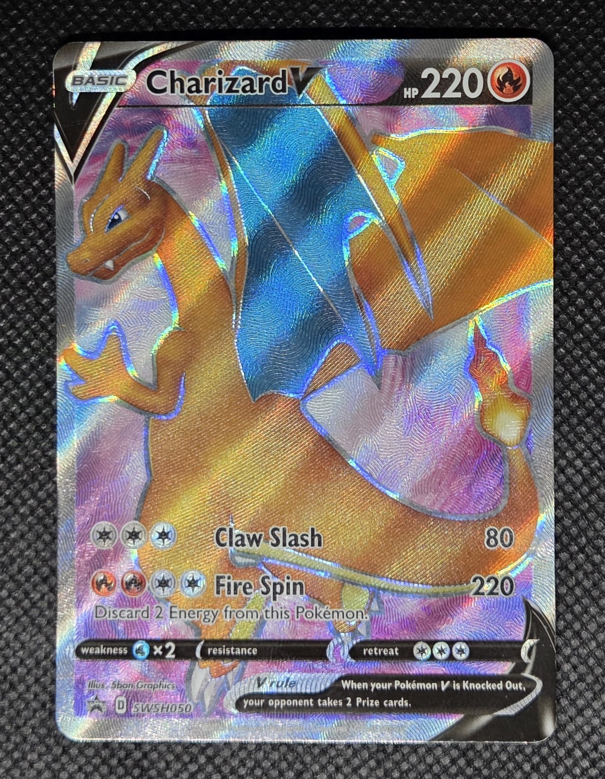 Charizard V SWSH050 SWSH: Sword & Shield Promo Cards Holo