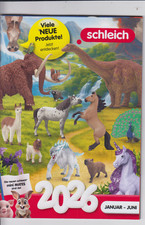 Schleich Zubehör Katalog - Neu Januar - Juni 2026  + 1 Bogen Aufkleber Neu