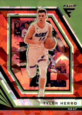 Panini 2022-23 Flux Tyler Herro #37 Red Cracked Ice