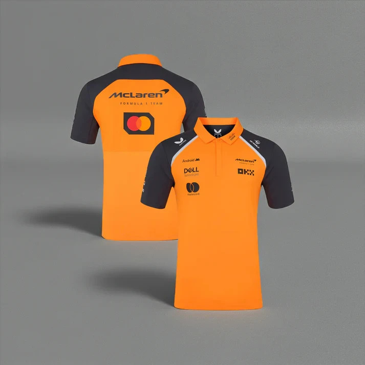 McLaren Racing F1 Official Team 2025 Polo Shirt Size L bnwt rrp £80