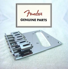 NOS Genuine Fender Squier Affinity TOP LOAD Chrome Bridge Assembly Telecaster