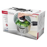 Judge Vista 5 Piece Draining Saucepan Set