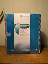 4 Livescribe College Ruled Notebooks 5-8 8.5 x 11"; 100 Sheets Each; Sealed