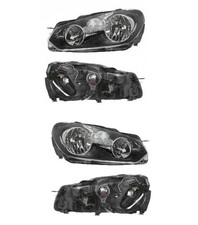 SET 2 FARI FANALI PROIETTORI ANTERIORE PER VW GOLF 6 VI 08 H7 H15 MOD HELLA