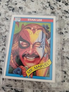 stan lee mtg card 1990 Marvel Universe Hologram SET PSA – Comic Book Quest main image 1