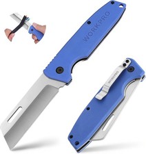 WORKPRO Folding Pocket Utility Knife Electric...