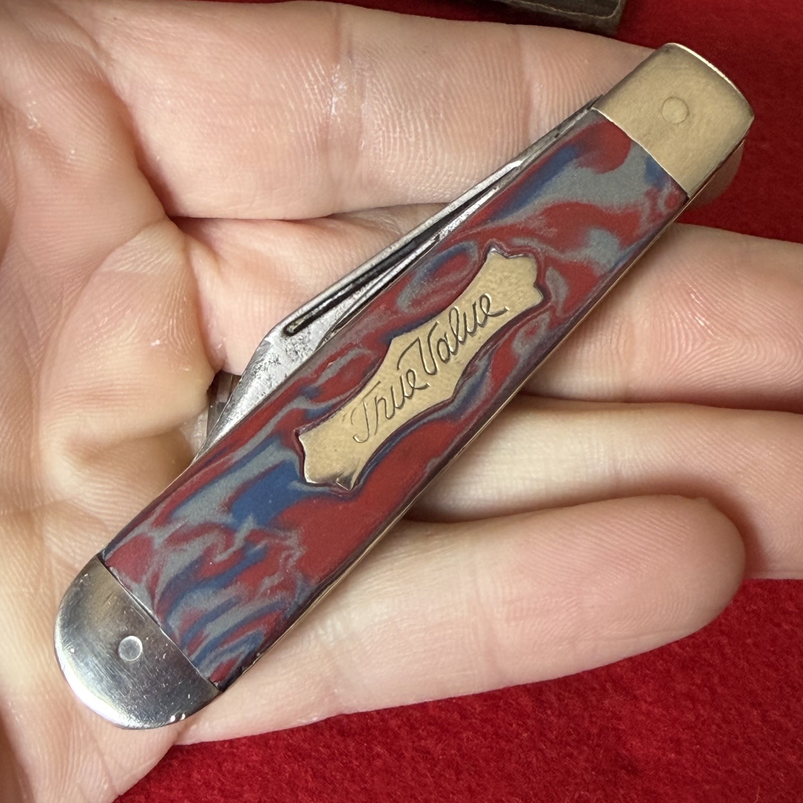 Old Vintage Hibbard Spencer Bartlett Pocket Knife Swell End Jack