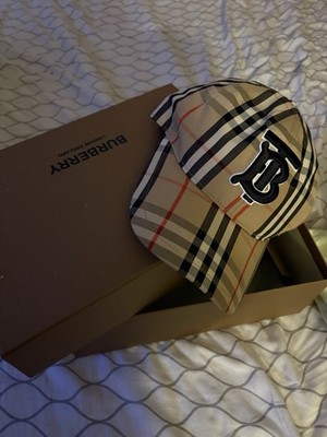 BURBERRY Plaid Beige Baseball Cap - Women\'s Fashion Hat NWT Burberry Nova Check Archive Beige Plaid Baseball Cap Hat  main image 3