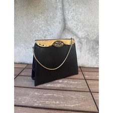 1950 Maro Luggage Pelham Parkway black mini evening bag