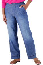 LOGO by Lori Goldstein Pull-On Denim Pants Medium Wash