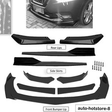 Glossy Black Front Bumper Lip Splitter Lower Spoiler Body Kit For Nissan Kicks
