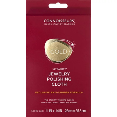Connoisseurs Gold  Polishing Cloth Jewelry Cleaner GREAT VALUE!!!!