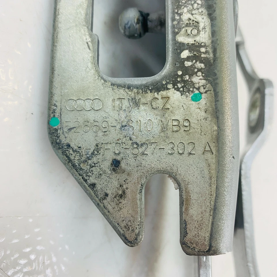 11-17 Audi A5 Quattro Right Rear Tailgate Trunk Lid Hinge Silver OEM 8F0827302 - Image 4 of 4