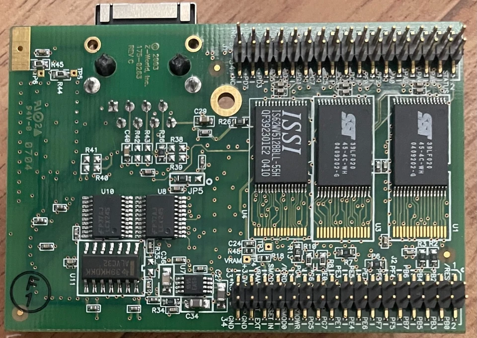 Rabbit Semiconductor RCM3000 Microprocessor  Integrated 10Base-T Ethernet,USED - Image 2 of 2