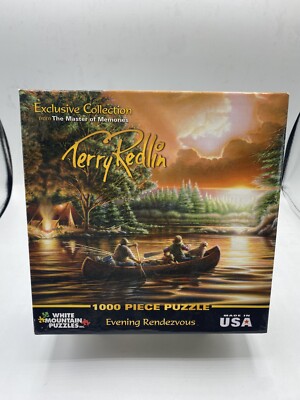 NEW SEALED Exclusive Collection Terry Redlin Evening Rendevous 1000 piece puzzle