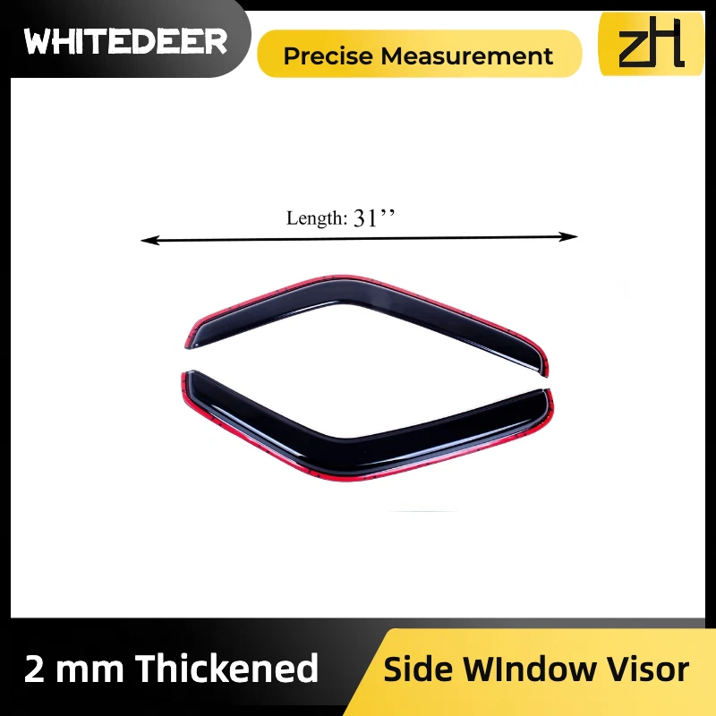Se adapta a Ford Ranger 1993-2011, Mazda B2300/B4000 1994-2010 ventana visera sol lluvia Foto 3 de 4