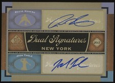 2012 SP Signature Dual Signatures #NYM13 Reese Havens/Josh Thole F Auto - NM-MT