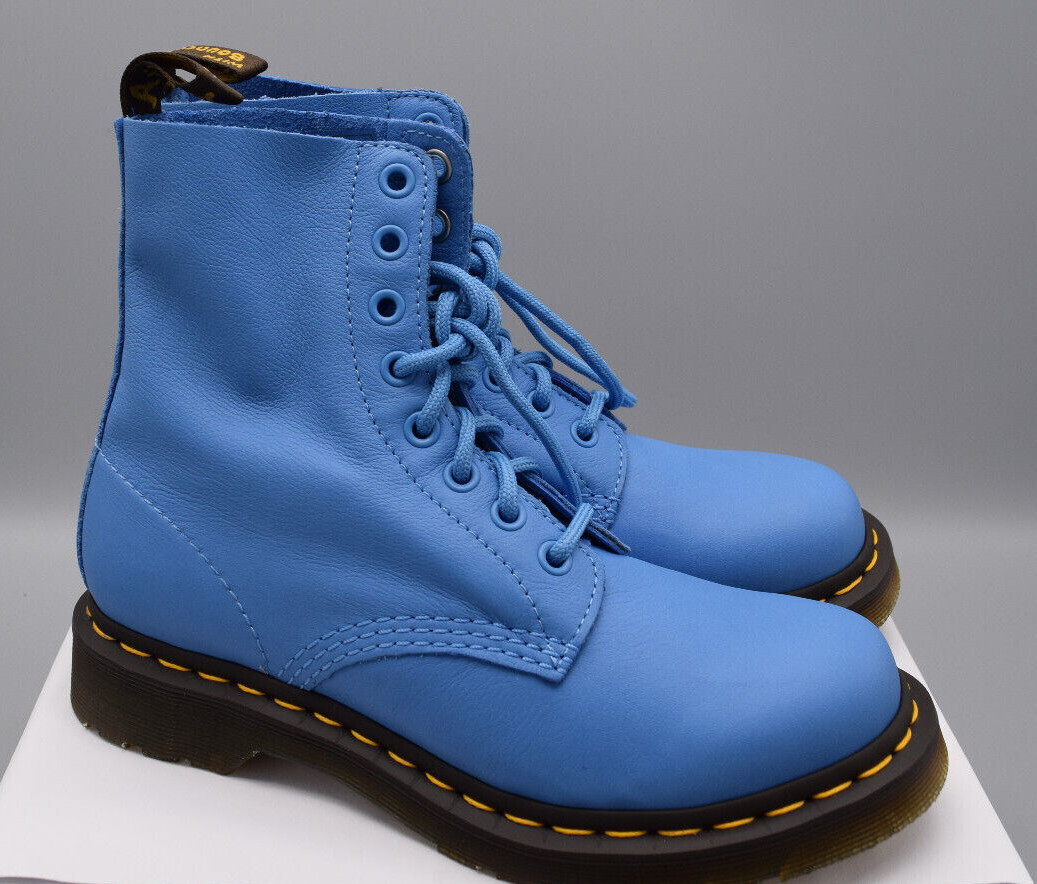 Dr. Martens Doc 1460 Pascal Blue Leather Boots 26902416 Dr. Martens Doc 1460 Pascal Blue Leather Boots 26902416