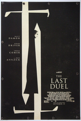 The Last Duel 2021 Double Sided Original Movie Poster 27" x 40"