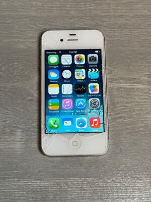 Apple iPhone 4 - 8GB 16GB 32GB - Unlocked AT&T Verizon - Cracked