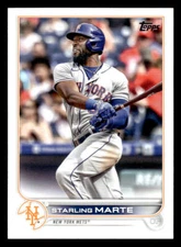 2022 Topps Update #US214 Starling Marte Card New York Mets