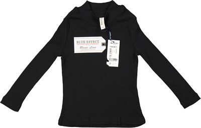 NEU ! Blue Effect Mädchen Langarmshirt schwarz Gr. 104