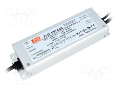 1 piece, Netzteil: Impuls ELG-100-48B 