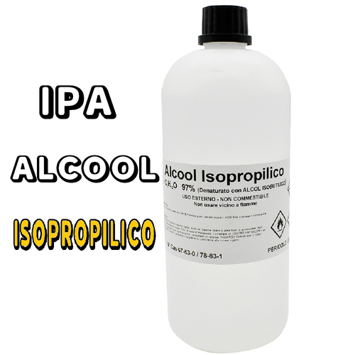 Alcool Isopropilico Puro RP 2050 Al 98% - Detergente Professionale Per Superfici E Plastica, Ideale Per Pulizia E Applicazioni Artistiche, Ecologico - 5