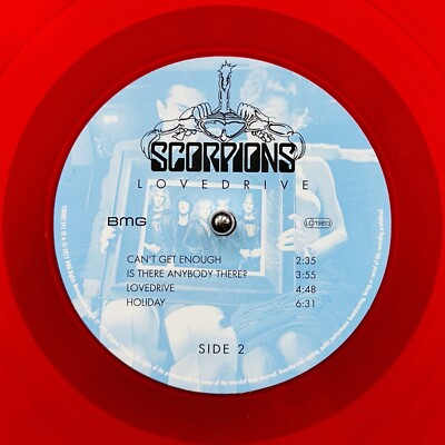 Scorpions - Lovedrive - LP Album - 180g Red Vinyl Record *NM