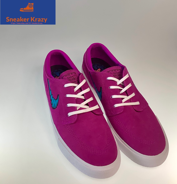 Nike Zoom Stefan Janoski RM SB Vivid Purple Men's Sz 8 Aq7475 500 NoLid for sale online | eBay