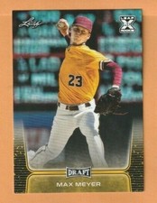 2020 MAX MEYER LEAF DRAFT BASEBALL GOLD ROOKIE CARD  NEW  HOT  MINT  